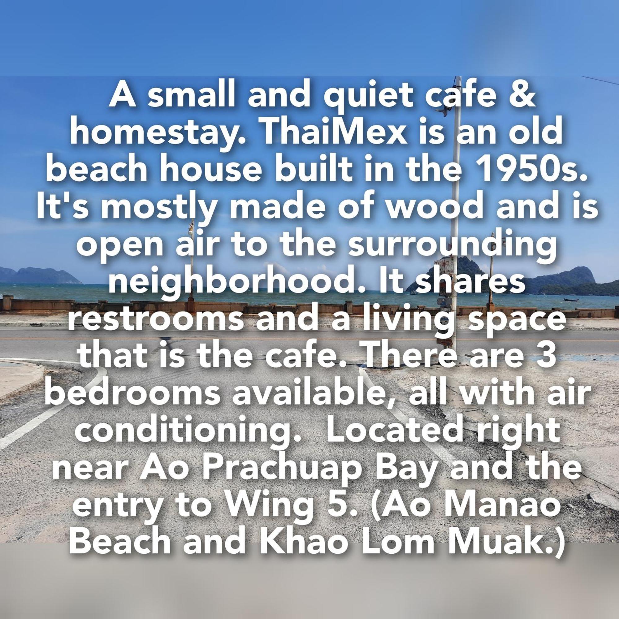 Thaimex Cafe & Homestay Backpackers- Adults Only Prachuap Khiri Khan Exterior photo
